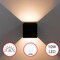 Modern Wall Sconce LED Waterproof Wall Lamp Aluminum with Adjustable Beam 10-Watt 4000K Cool White Indoor Outdoor for Bathroom Bedroom Corridor Living Room Stairs and Garden